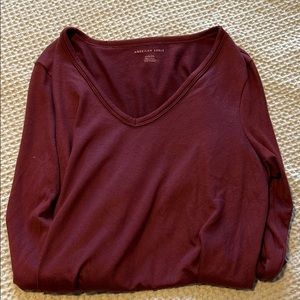 Maroon Legging Top